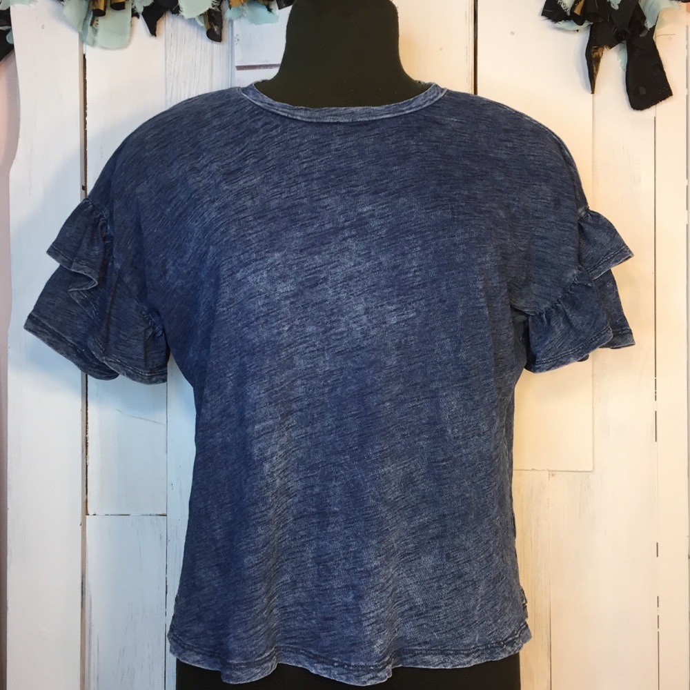 Universal Thread Ruffled Sleeve Top- XL